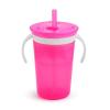 imageMunchkin SnackCatch ampamp Sip 2in1 Snack Catcher and 2 Piece SpillProof Cup Pink
