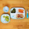 imageMunchkin Splash Toddler Feeding Supplies Set Includes Divided Plate Bowl and Open Cup Blue SprinklesBlue