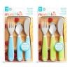 imageMunchkin Splash Toddler Fork Knife and Spoon Utensil Set 6 Pack BlueGreenBlueGreen Utensils