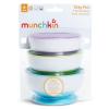 imageMunchkin Stay Put Suction Bowl 3 Pack with White Hot Infant Spoons 4 Pack