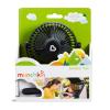 imageMunchkin Stroller Fan  Portable Fan for Travel Baby Gear Accessory with 4 Speeds Flexible Clipon Leg Attachment Rechargeable Battery Black with Multicolored LED Lights