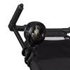 imageMunchkin Stroller Fan  Portable Fan for Travel Baby Gear Accessory with 4 Speeds Flexible Clipon Leg Attachment Rechargeable Battery Black with Multicolored LED Lights