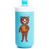 imageMunchkin Twisty Mix ampamp Match Animals Bite Proof Sippy Cup 9 Ounce BlueBlue Animals