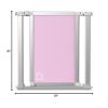 imageMunchkin Vibe Baby Gate Turn Key Mounted Safety Gate for Stairs Hallways and Doors Walk Through with Door Mesh and Steel Silver Ice  29x405 Inch Pack of 1Cherry