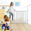 imageMunchkin Vibe Baby Gate Turn Key Mounted Safety Gate for Stairs Hallways and Doors Walk Through with Door Mesh and Steel Silver Ice  29x405 Inch Pack of 1Ice