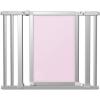 imageMunchkin Vibe Baby Gate Turn Key Mounted Safety Gate for Stairs Hallways and Doors Walk Through with Door Mesh and Steel Silver Ice  29x405 Inch Pack of 1Cherry