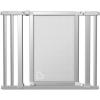 imageMunchkin Vibe Baby Gate Turn Key Mounted Safety Gate for Stairs Hallways and Doors Walk Through with Door Mesh and Steel Silver Ice  29x405 Inch Pack of 1Ice