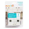 imageMunchkin Xtraguard Child Safety Cabinet Locks Double Locking Latches for Babyproofing Appliances Toilets and More 2 Count