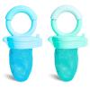 imageMunchkin Baby Feeder for Fresh Food and Fruit 2 Pack CoralPurpleBlueGreen