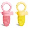imageMunchkin Baby Feeder for Fresh Food and Fruit 2 Pack CoralPurpleCoralYellow