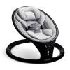 imageMunchkin Baby Swing Portable and Lightweight Bluetooth Enabled Electric Infant Rocker with Natural Sway in 5 Ranges of Motion Newborn Nursery Essentials BlackGrey