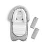 imageMunchkin Brica XtraGuard Head Support ampamp Strap Cover for Baby Car Seats with SilverIon Technology DotsGrey