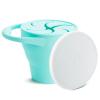 imageMunchkin Cest Silicone Snack Catcher Toddler Snack Cup with Lid MintMint