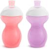 imageMunchkin Click Lock Bite Proof Sippy Cup 9 Ounce 2 Pack BluePurplePinkPurple