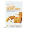 imageMunchkin Milkmakers Lactation Crisps for Nursing Breastfeeding ampamp Pumping Moms  Gluten Free ampamp Fenugreek Free Crackers with Milk Boosting Ingredients like Oats ampamp FlaxCheddar Crisps