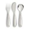 imageMunchkin Polish Toddler Utensils Includes Fork Knife and Spoon Stainless Steel 3 Piece