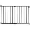 imageMunchkin Push to Close Baby Gate Hardware Mounted Safety Gate for Stairs Hallways and Doors Extends 285quot to 45quot Wide Metal Dark Grey