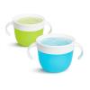 imageMunchkin Snack Catcher Toddler Snack Cups 2 Pack PinkPurpleBlueGreen