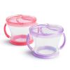 imageMunchkin Snack Catcher Toddler Snack Cups 2 Pack PinkPurplePinkPurple