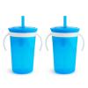 imageMunchkin SnackCatch ampamp Sip 2in1 Snack Catcher and 2 Piece SpillProof Cup BlueBlue