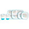 imageMunchkin Splash Toddler Feeding Supplies Set Includes Divided Plate Bowl and Open Cup Blue SprinklesBlue