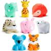 imageMunchkin Wild Animal Baby and Toddler Bath Toy Squirts 8 PackBath Toy