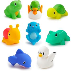 imageMunchkin Baby Bath Toy Squirts Farm Animals 8 PackLake