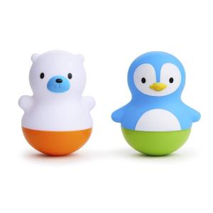 imageMunchkin Bath Bobbers Mold Free Baby and Toddler Bath Toy 6 Months DolphinWalrusPolar BearPenguin