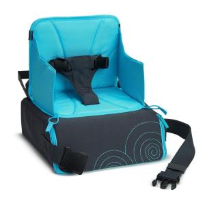 imageMunchkin Brica Go Boost Toddler Booster Seat for Dining Table Great for Travel BlueGreyBlue