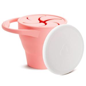 imageMunchkin Cest Silicone Snack Catcher Toddler Snack Cup with Lid MintCoral