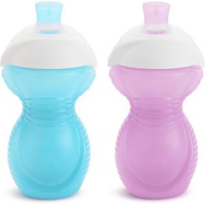 imageMunchkin Click Lock Bite Proof Sippy Cup 9 Ounce 2 Pack BluePurpleBluePurple