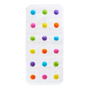 imageMunchkin Dots Bath Mat for Kids Multicolored 305x1425 Inch305x1425 Inch Pack of 1