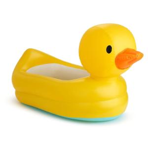 imageMunchkin Duck Inflatable Baby Bathtub with White Hot Heat Alert Classic Yellow DuckyDuck