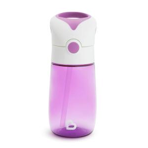 imageMunchkin Flip ampamp Go Toddler Sippy Cup with Straw 12 Ounce Ultra Durable Tritan Material BluePurple