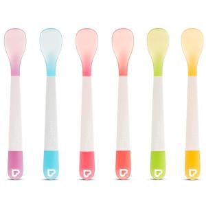 imageMunchkin Lift Baby and Toddler Spoons Rest Keeps Tip Off Table Multicolored 6 Count3 Count Pack of 2