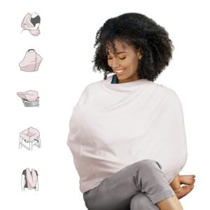 imageMunchkin Milkmakers 5in1 Nursing Cover Pale Peach