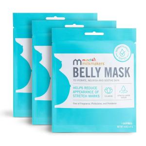 imageMunchkin Milkmakers Belly Mask for Pregnancy Skin Care ampamp Stretch Marks 3 Sheet Masks48 Ounce Pack of 1