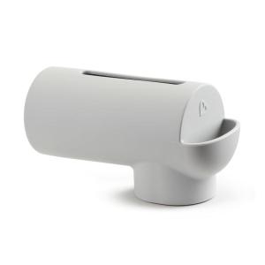 imageMunchkin Soft Spot Bath Spout Cover for Baby Bathtub Guard with Builtin Bubble Bath Dispenser Silicone Grey