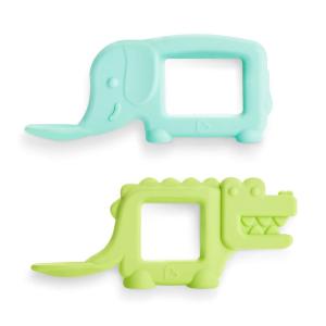 imageMunchkin The Baby Toon Silicone Teether Spoon Koala As Seen On Shark TankElephantAlligator