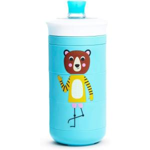 imageMunchkin Twisty Mix ampamp Match Animals Bite Proof Sippy Cup 9 Ounce BlueBlue Animals