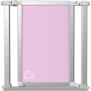 imageMunchkin Vibe Baby Gate Turn Key Mounted Safety Gate for Stairs Hallways and Doors Walk Through with Door Mesh and Steel Silver Ice  29x405 Inch Pack of 1Cherry