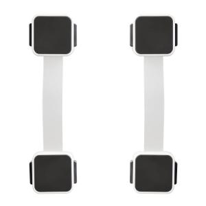imageMunchkin Xtraguard Child Safety Cabinet Locks Double Locking Latches for Babyproofing Appliances Toilets and More 2 Count
