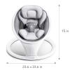 imageMunchkin Baby Swing with Bluetooth and Shhh Sleep Soother White Noise Machine  Perfect for New ParentsBaby Swing  Shhh Sleep Machine