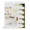 imageMunchkin Bottle Drying Rack and Mat Holds 8 Bottles Pump Parts Pacifiers ampamp Accessories Space Saving Folding Design Home and Travel Use Silicone White