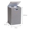 imageMunchkin Hamper Laundry Organizer with Lid Grey