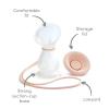 imageMunchkin Manual Breast Pump  Portable Pump for Expressing Milk at Home Work and On The Go 4 Ounce SiliconeBreast Pump