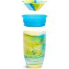 imageMunchkin Miracle 360 Toddler Sippy Cup Spill Proof 10 Ounce Tropical Swirl BlueMultiBlue
