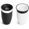 imageMunchkin Miracle 360 Toddler Sippy Cup SpillProof 10 Ounce 2 Pack BlackWhite
