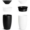 imageMunchkin Miracle 360 Toddler Sippy Cup SpillProof 10 Ounce 2 Pack BlackWhite