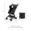 imageMunchkin Night Owl Lightweight Travel Stroller with Wheel Lights Ultra Compact Baby Stroller for Everyday Travel and Easy Storage Essential Gear for Babies ampamp Toddlers Black